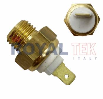 BULBO SENSOR TEMPERATURA DE AGUA ROYALTEK AISLANTE BLANCO - TEMPERATURA 116 GRADOS / VOLKSWAGEN GOL III --- OEM 299195211
